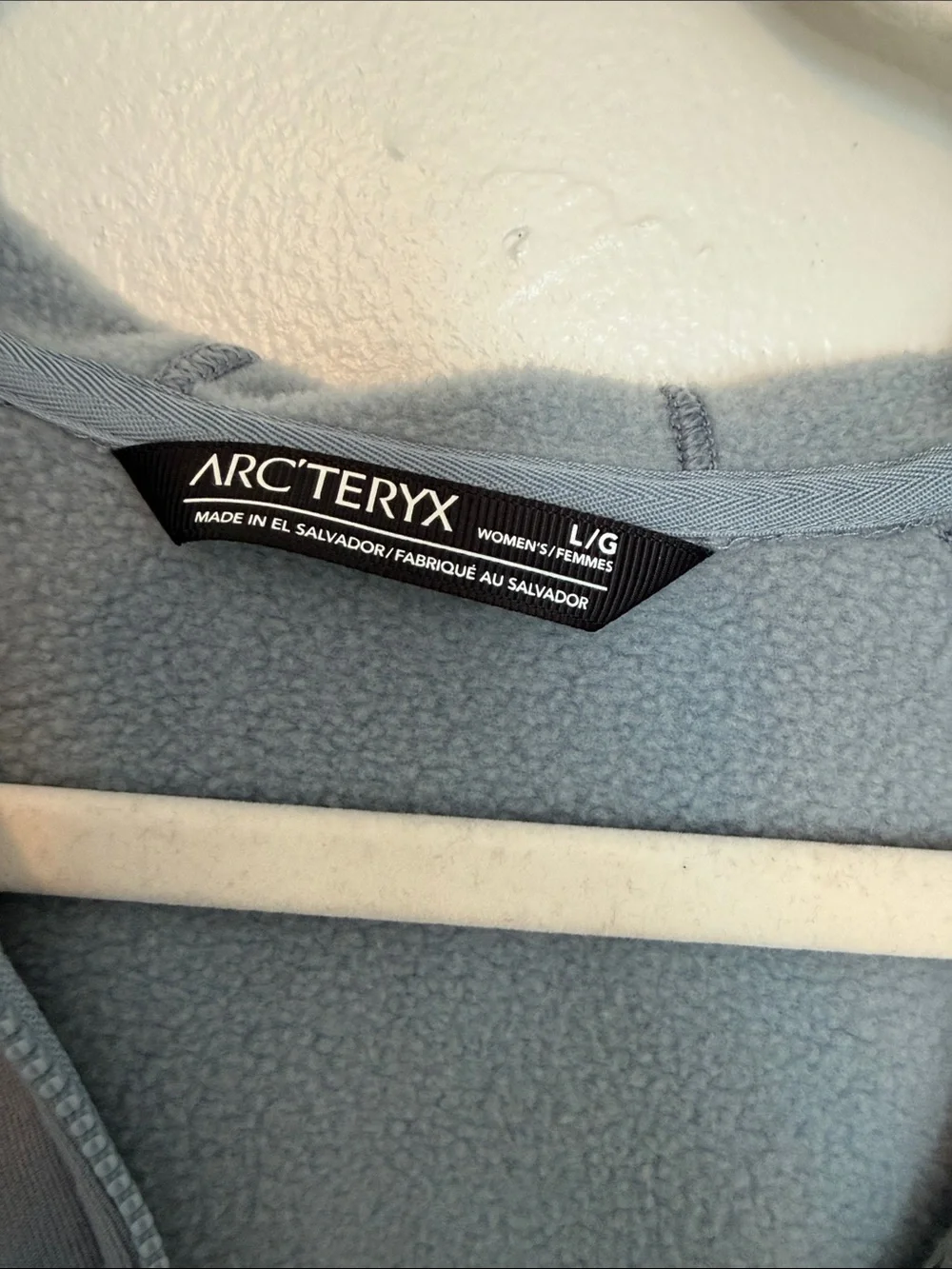 Arc'teryx Women's Slate Blue Hooded Softshell Jacket. Size L. Adventure Jacket